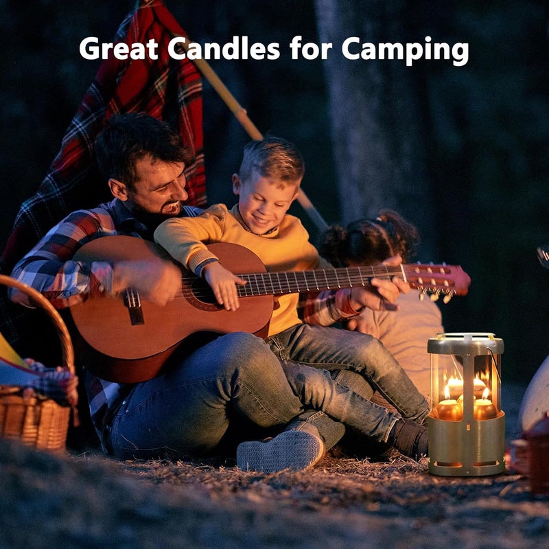 NOMFIX 12-Hour White Candles Compatible with Candle Lanterns, Long-Burning Candles for Outdoor, Camping, Emergency, Survival Emergency Preparedness- 20Pack - Image 5